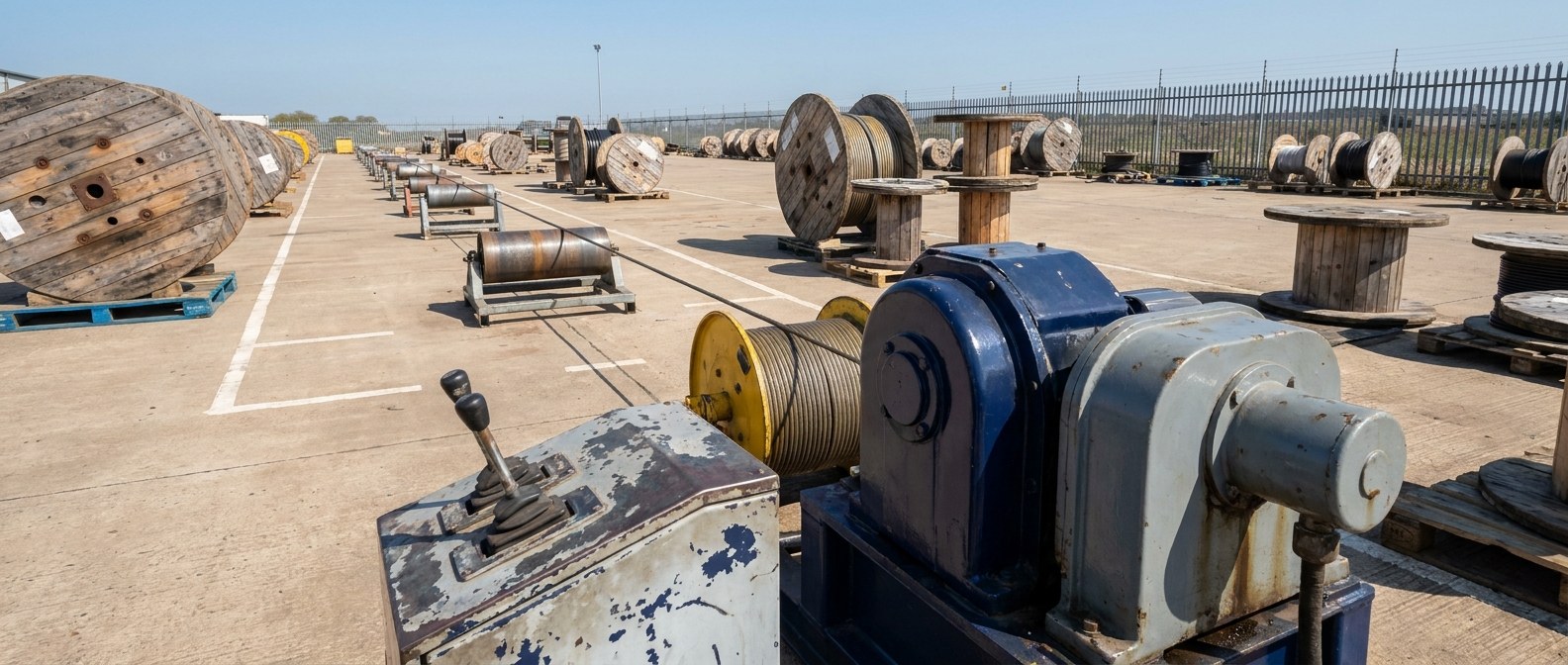 electric cable winch на трассе