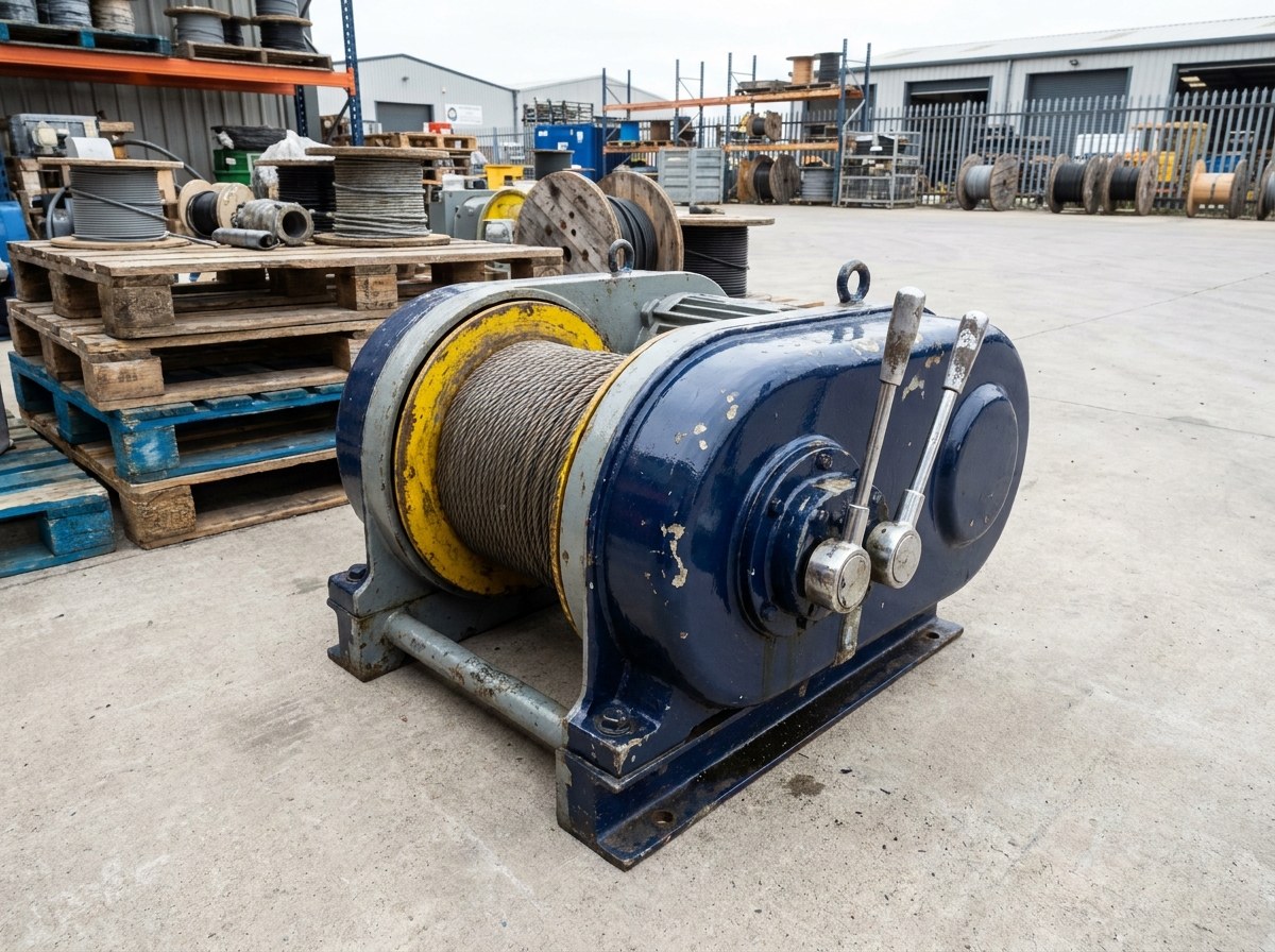 electric rope drum winch