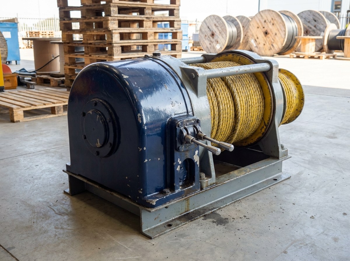 geared electric winch
